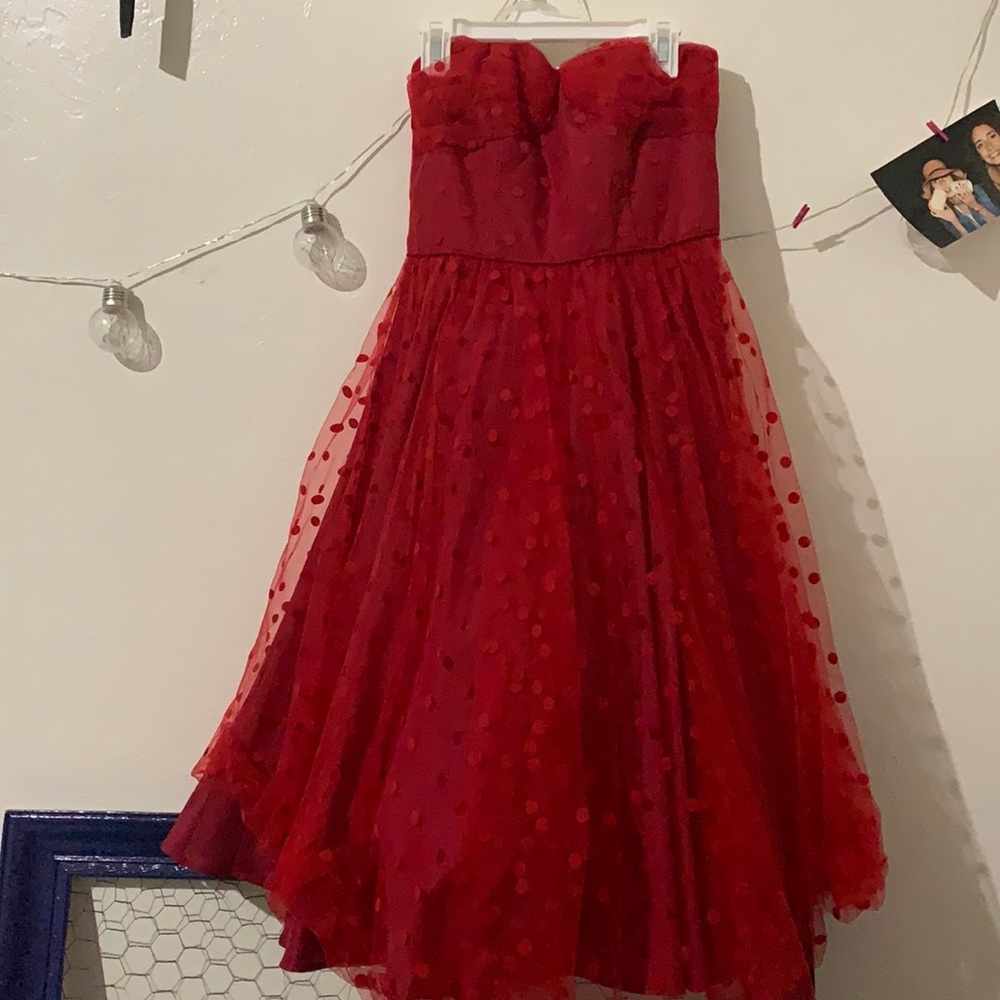Red Tulle Dress